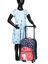 Sac � dos � roulettes Chaton Meow World Bleu Rose
