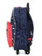 Sac � dos � roulettes Chaton Meow World Bleu Rose