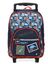 Sac � dos � roulettes Dino World of Roaar Bleu Bleu
