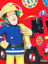 Sac � dos � roulettes Sam le Pompier Ready Steady Rescue 35 cm Rouge Rouge