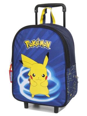 Sac � dos � roulettes Pikachu 36 cm Jaune bleu