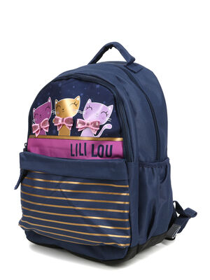 Sac � dos Lili Lou x Phil�as Glam 13921#Bleu Marine