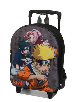 Sac � dos � roulettes Naruto Training 3D 14250#Gris