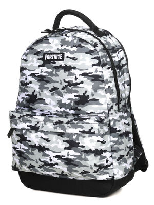 Sac � dos Fortnite Snow Camo - 2 compartiments 14994#Noir Blanc