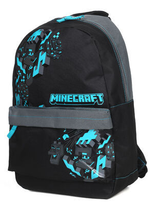 Sac � dos Minecraft Diamond Ore Noir Bleu