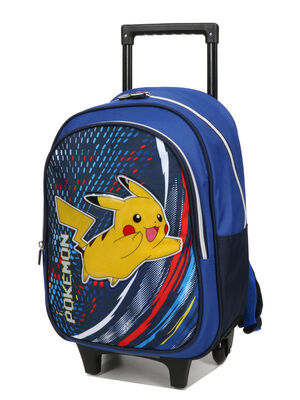 Sac � dos � roulettes Pok�mon Team Pikachu 15022#Bleu Marine