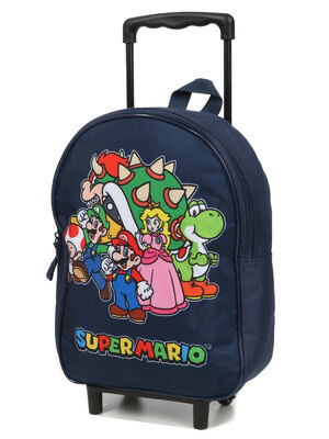 Sac � dos � roulettes Super Mario Super Team 15050#Bleu