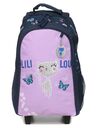 Sac � dos � roulettes Lili Lou Papillon Violet