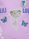 Sac � dos � roulettes Lili Lou Papillon Violet
