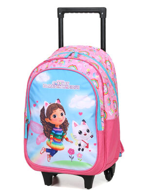 Sac � dos � roulettes Gabby et la Maison Magique Rainbow 14996#Rose
