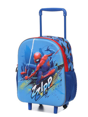 Sac � dos � roulettes Spider-Man Go 3D 15755#Bleu