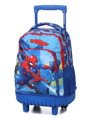 Sac � dos � roulettes Spider-Man Go 15755#Bleu