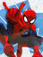 Sac � dos � roulettes Spiderman Ultimate 31 cm Bleu