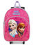 Sac � dos � roulettes La Reine des Neiges Sisters 32 cm Rose