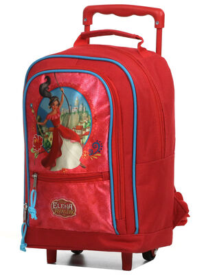 Sac � dos � roulettes Elena d'Avalor Fleurs Rose