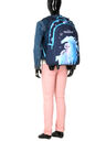 Sac � dos � roulettes La Reine des Neiges 2 Nokk 49 cm Bleu Marine