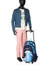 Sac � dos � roulettes La Reine des Neiges 2 Nokk 49 cm Bleu Marine
