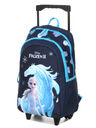 Sac � dos � roulettes La Reine des Neiges 2 Nokk 49 cm Bleu Marine