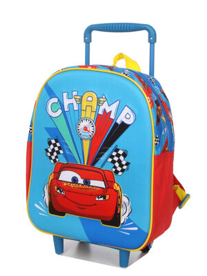 Sac � dos � roulettes Cars Champ' 12338#Bleu