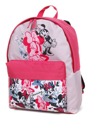 Sac � dos Minnie Mood Dome 13355#Blanc Rose