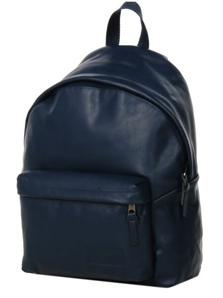 Sac à dos Padded Pak'r Cuir Navy Leather