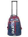 Sac � dos � roulettes PSG 42 cm Bleu