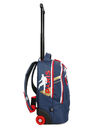 Sac � dos � roulettes PSG 42 cm Bleu