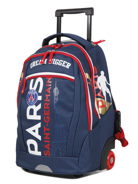 Sac à dos à roulettes PSG 42 cm