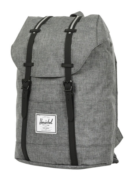 Sac � dos Retreat Charcoal Crosshatch Black