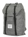 Charcoal Crosshatch Black
