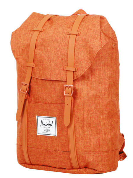 Sac � dos Retreat Burnt Orange Crosshatch