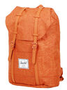 Burnt Orange Crosshatch