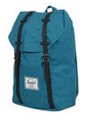 Petrol Crosshatch/Black Rubber