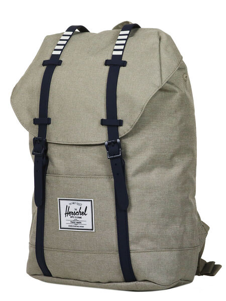 Sac à dos Retreat Light Khaki Crosshatch/Peacoat Rubber/White Inset
