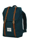 Deep Teal/Tan Synthetic Leather