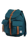 Deep Teal/Tan Synthetic Leather