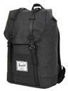 Black Crosshatch/Black Rubber