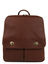 Sac � dos � rabat Tendance Marron Marron