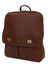 Sac � dos � rabat Tendance Marron Marron