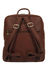 Sac � dos � rabat Tendance Marron Marron