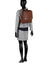 Sac � dos � rabat Tendance Marron Marron