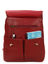 Sac � dos � rabat Tendance Rouge Rouge