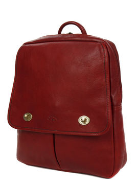 Sac � dos � rabat Tendance Rouge