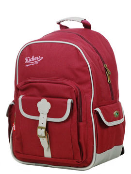 Sac � dos Kids Filles M Framboise Gris