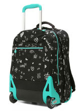 Sac � dos � roulettes Kipling Soobin Light Girl Doodle