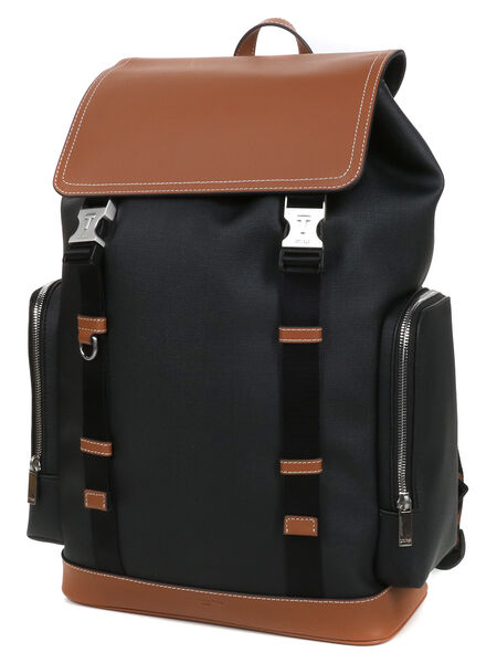 Sac à dos Maurice Noir / Tan
