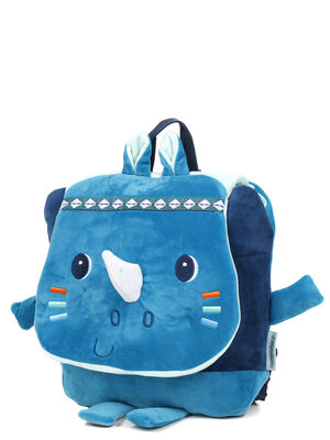 Sac � dos doux Lilliputiens Marius le Rhinoc�ros 7655#Bleu