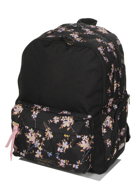 Sac à dos Cherry Blossom - 2 compartiments Noir