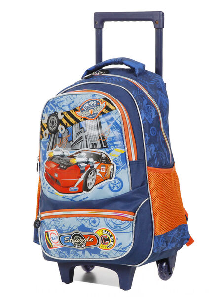 Sac � dos � roulettes Kids Voiture de Course