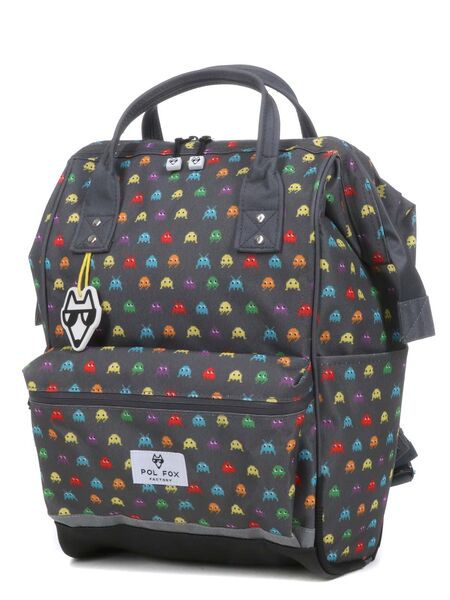 Sac à dos Futé Space Invader Gris